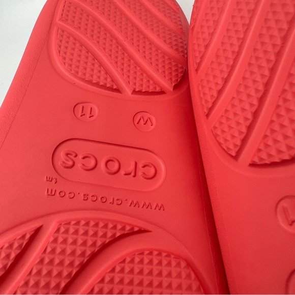 Crocs Woman's Splash Slides Neon Watermelon US W11 - Picture 13 of 13